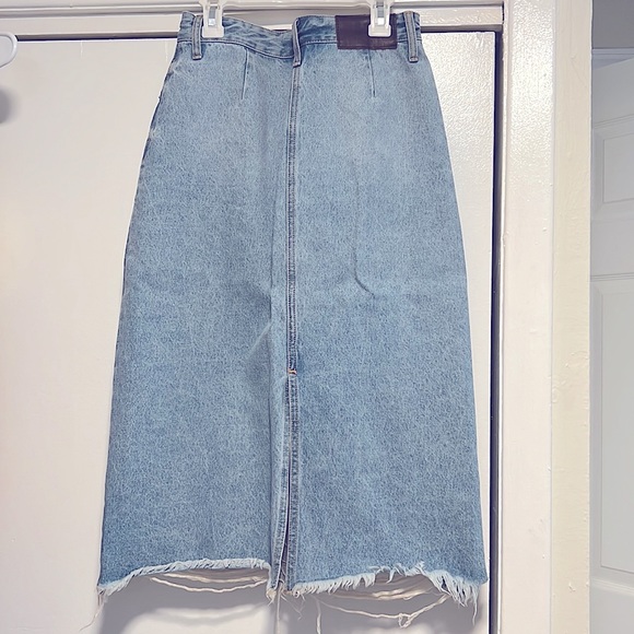 COPY - Denim Midi Skirt - Picture 2 of 5